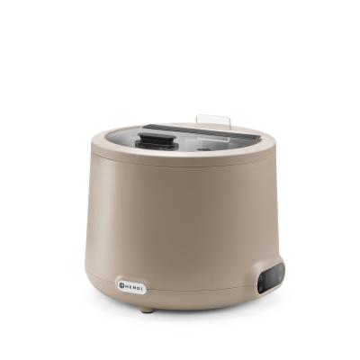 Kotlik na polévku UNIQ, HENDI, designed by Robert Bronwasser, 8L, Béžová, 230V/500W, ⌀365x(H)325mm | 860557
